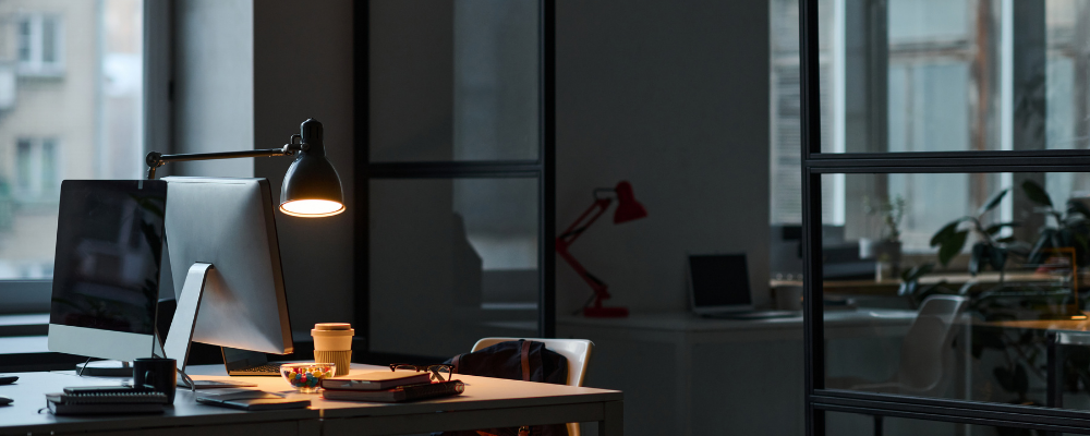 empty office desks